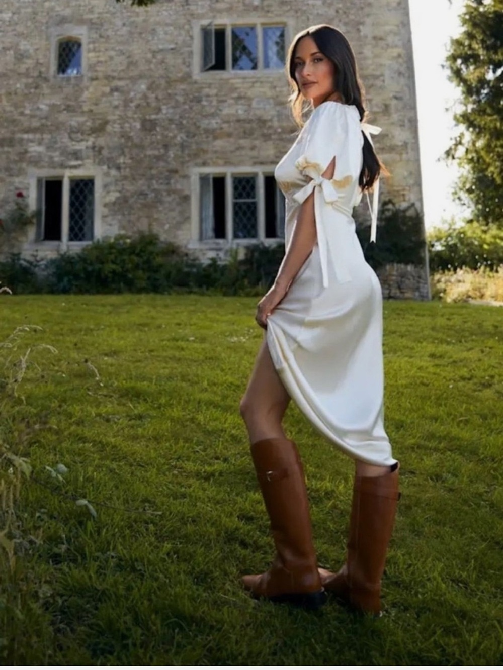 Reformation x Kacey Musgraves Stella Silk Dress - Picture 5 of 5
